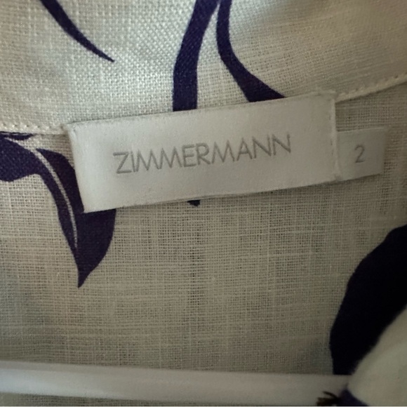 Zimmermann Acadian Linen Romper Playsuit - Picture 4 of 10